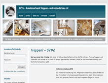 Tablet Screenshot of bvtg.de